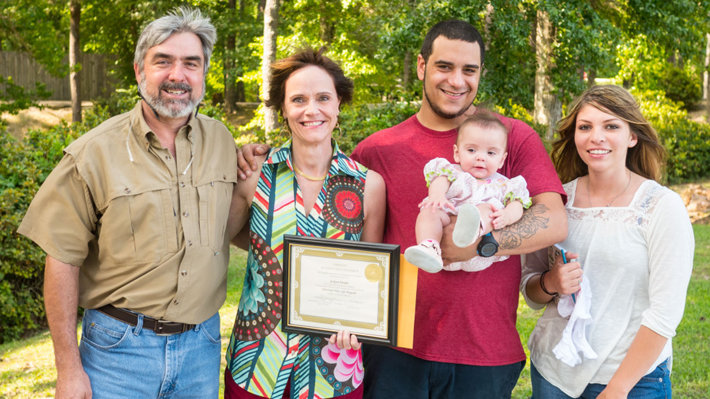 JB Narconon Graduate and Family